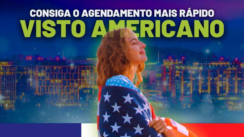Agendamento rápido de visto americano