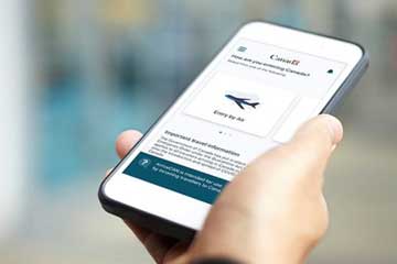ArriveCan Aplicativo de controle para viagens ao Canadá