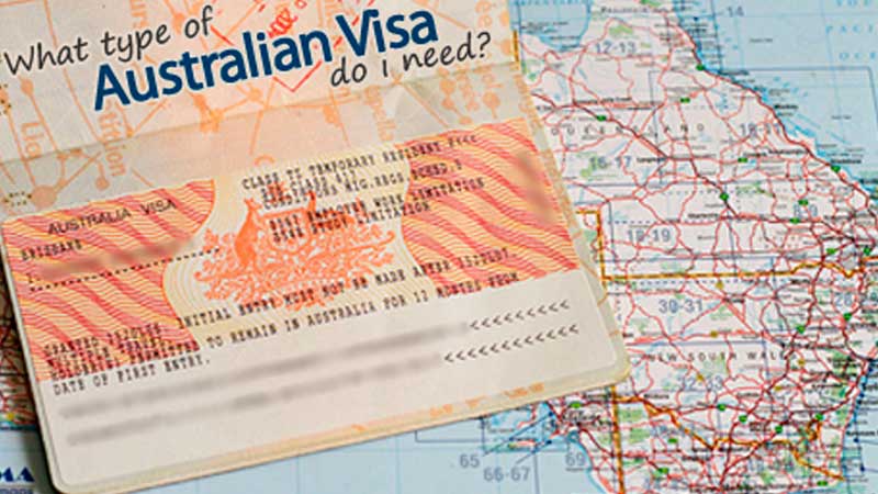 Tipos de visto para Austrália
