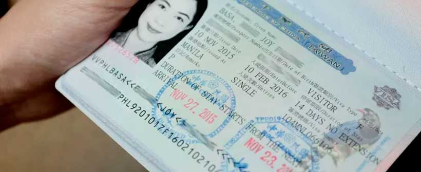 Como tirar visto para Taiwan