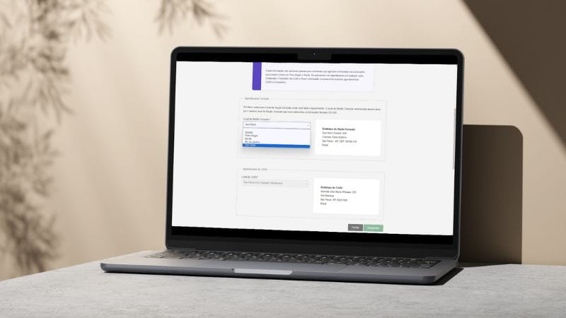 Agendamento da entrevista no Consulado
