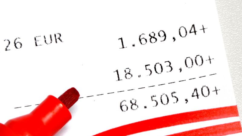 Comprovante de rendimento
