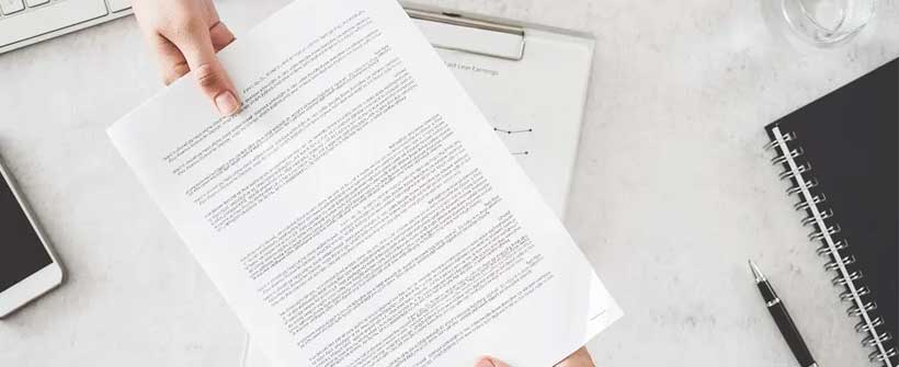 Documentos necessários
