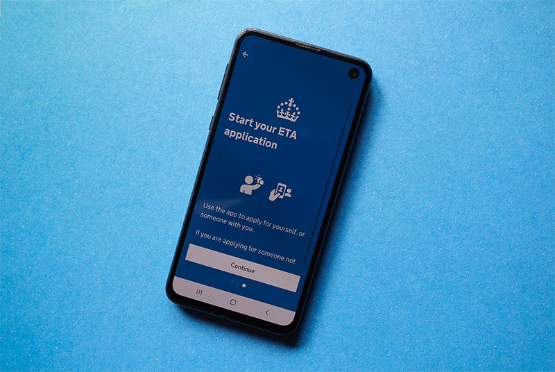 Como funciona o eTA-UK?
